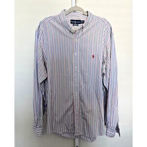 Vintage Lauren Ralph Lauren Classic Fit Shirt Men's XXL Verticle stripe